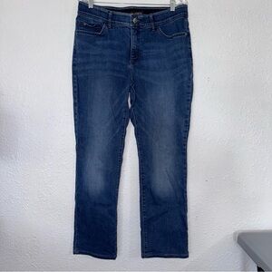 LEE STRAIGHT REGULAR FIT LEG MID RISE BLUE 14 Medium